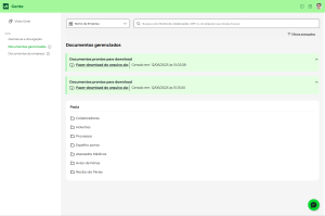 Tela 5: Download disponível em tela